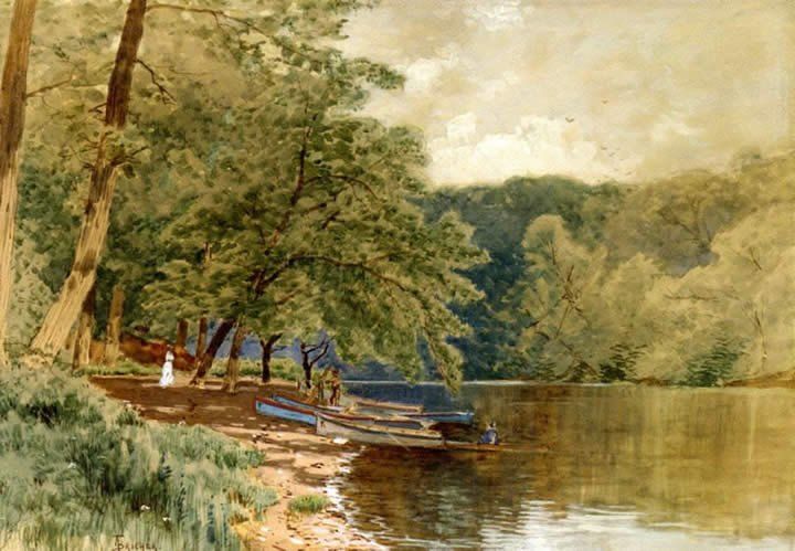 Alfred Thompson Bricher Rowboats for Hire